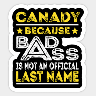 CANADY Sticker